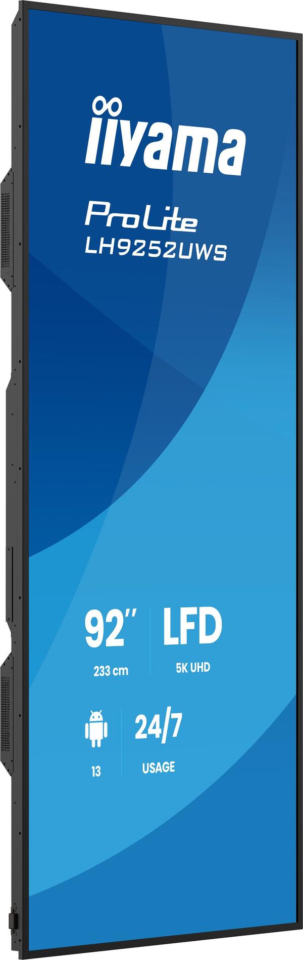 Iiyama 92 LH9252UWS-B1AG HDMI DP USB-C