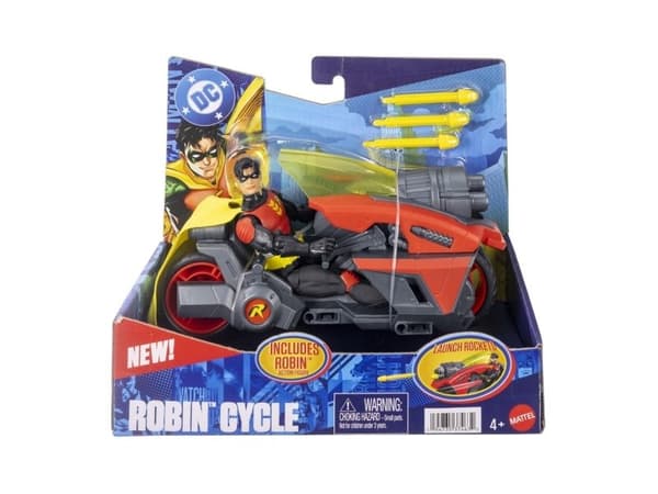 DC Universe Robin 15cm & Small Vehicle