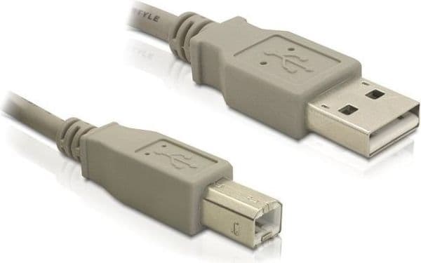 Delock - USB-kabel - USB (hann) til USB-type B (hann) - USB 2.0 - 3 m