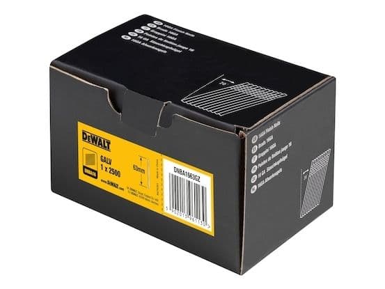 DeWALT DNBA1663GZ, Rostfritt stål, 63 mm, 2500 styck