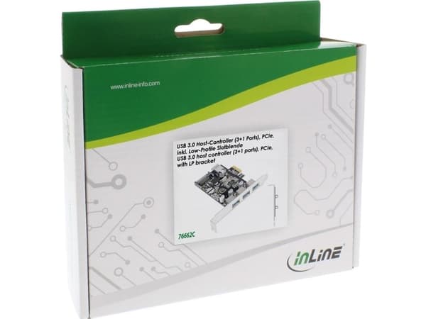 InLine 76662C, PCIe, USB 3.2 Gen 1 (3.1 Gen 1)
