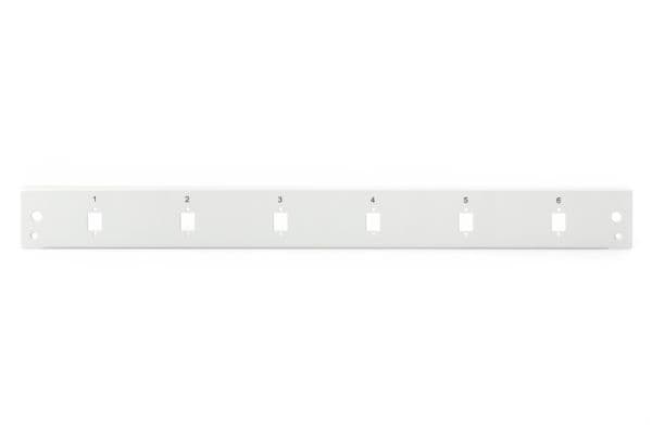 Digitus DN-96208-QL, Frontpanel, Grå, 1U, Rund, SC, 430 mm