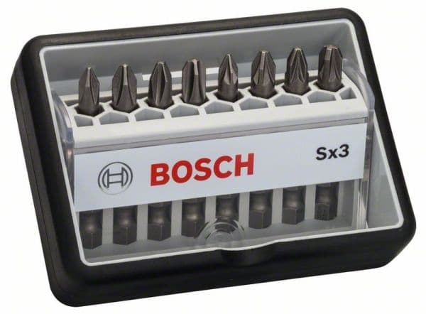 Bosch BITSET Sx3 PH123/PZ123 XH 49MM 8kpl