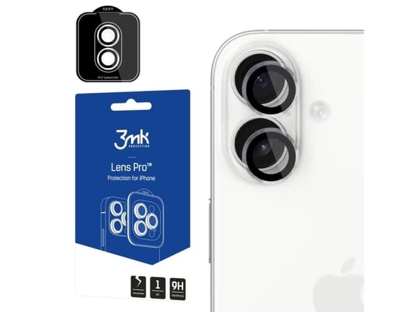 3MK Lens Protection Pro Applen iPhone 17:lle selkeä