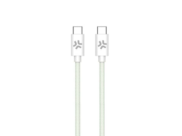 Celly USBCUSBCCOTTGN, 1,5 m, USB C, USB C, Grønn, Hvit
