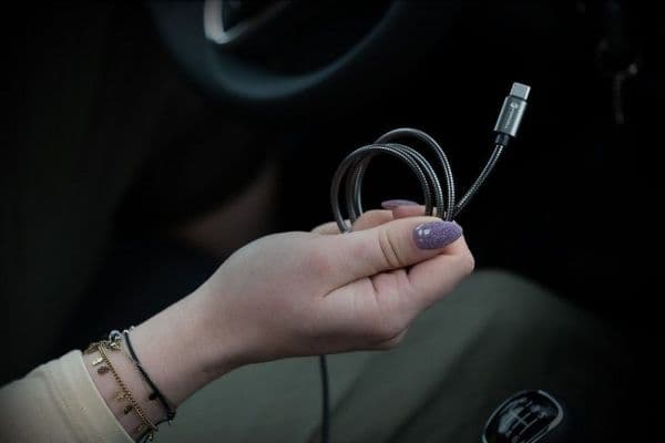 USB-kabel ForCell USB-C - USB-C 1 m silver