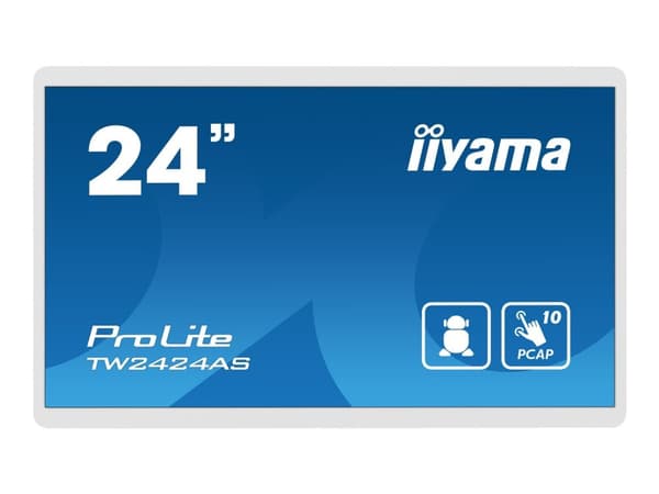IIYAMA TW2424AS 60.5cm IPS TOUCH 24''/1920x1080/Micro-SD/2xUSB/valkoinen