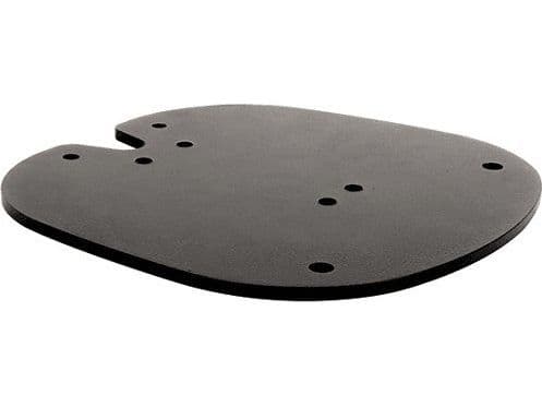 B-TECH - Monteringskomponent (bolt-down floor base) - fixerad - extra kraftigt stål - svart