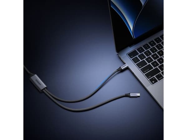Ugreen USB-kabel 2in1 USB-C - 2xUSB-C PD 140W 2m - svart