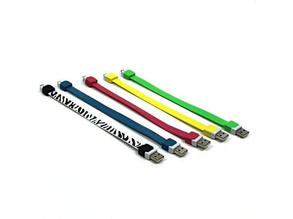 USB-kabel USB-A til microUSB 0,25 m rosa