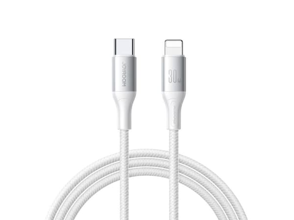 USB-kabel Joyroom USB-C til Lightning 2 m (hvit) 6956116797973