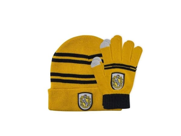 Hufflepuff hue og handsker, barn