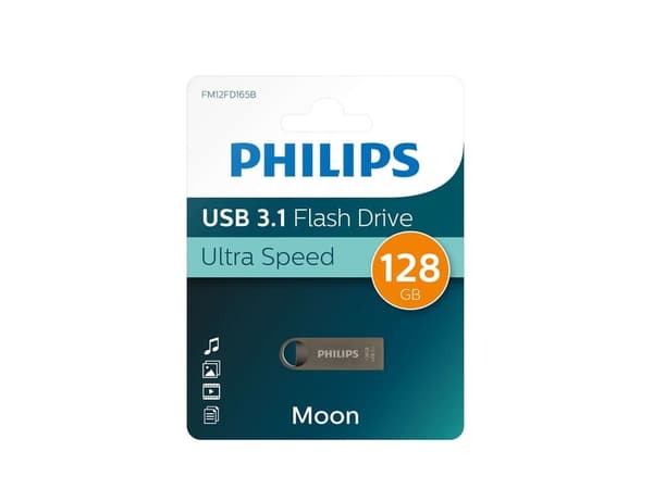 Philips FM12FD165B Moon edition 3.1 - USB-flashstasjon - 128 GB - USB 3.1