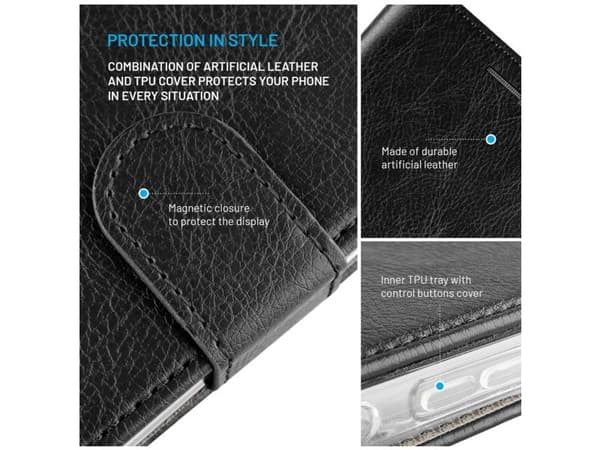 FIXED Opus, Folio, realme, Note 70T, 17,1 cm (6.74"), Svart