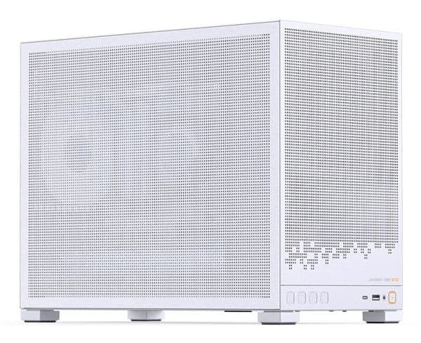Jonsbo D32 STD MESH, Midi Tower, PC, Hvit, Micro ATX, Mini-ITX, Stål, Spilling