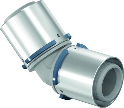 Uponor S-Press pressböj 45° PPSU 63 mm