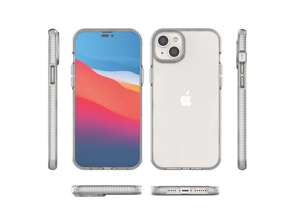 Spring Case iPhone 14 Plus silikonikotelo, jossa on kehyslajittelu