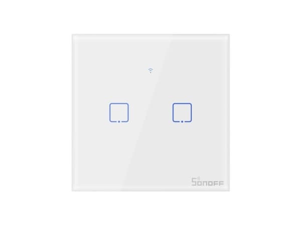 Smart switch WiFi + RF 433 Sonoff T1 EU TX – 2 kanaler