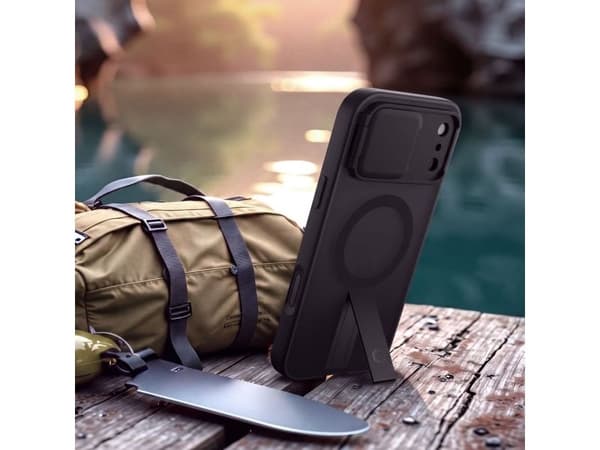 Tech-Protect Kevlar Aura MagSafe Case for iPhone 18 Pro Max / 17 Pro Max - Matte Black