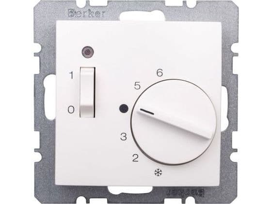 Berker ramme med sentral 230V, PWS GLÄ