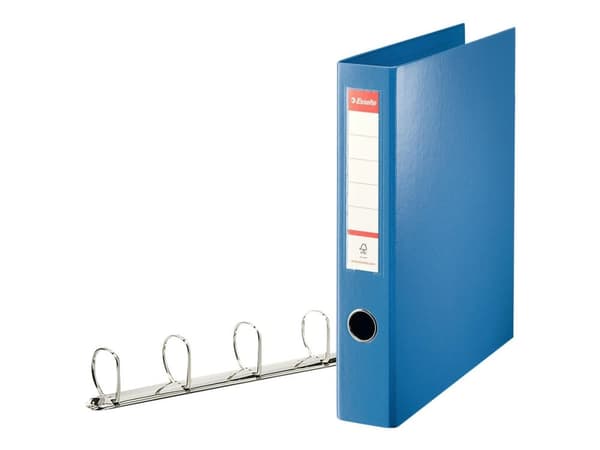 Esselte Standard 4-Ring Binders, A4, Sininen, 4 cm, 5,4 cm