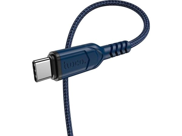 HOCO USB-A till USB-C-kabel 1 m blå (6931474744944)