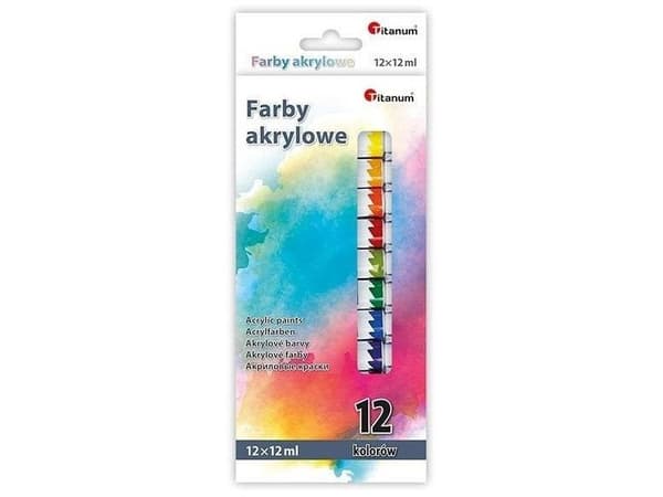 Akrylfärg 12 färger