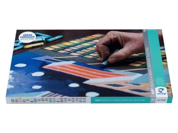 Van Gogh Soft Pastel Urban Landscape Selection Set with 60 Colours