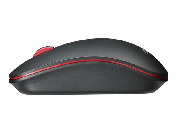 ASUS WT300 RF MOUSE/BK-RD, Molempikätinen, Optinen, Langaton RF, 1600 DPI, Musta, Punainen
