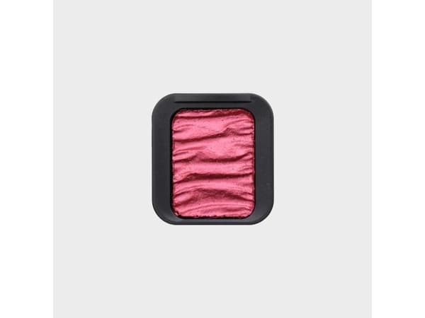 FINETEC® Premium pearlescent satin watercolour pan | Mars Red