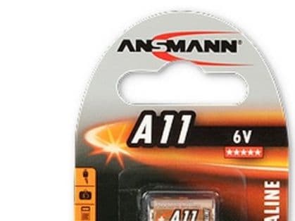 Ansmann A 11, Engångsbatteri, Alkalisk, 6 V, 1 styck, Orange, Blåsa