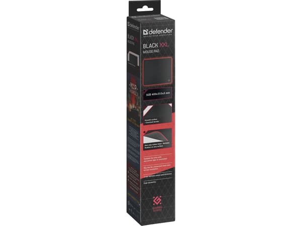 Defender XXL - Musematte - svart