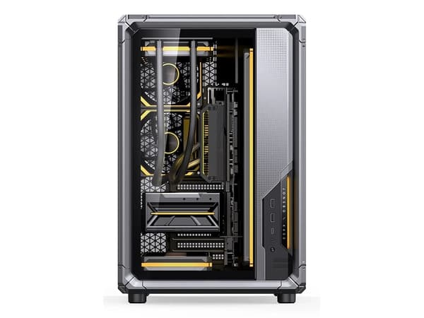 Jonsbo X400 Datorchassi, Midi-Tower, ATX, härdat glas - Grå