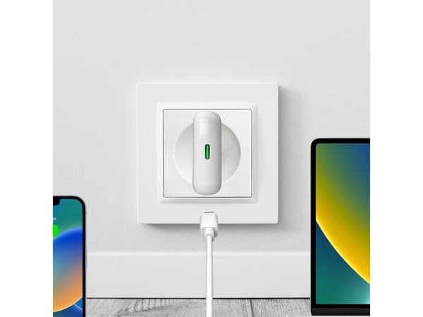 Puro SLIMPRO 30W GaN USB-C strømadapter - hvit