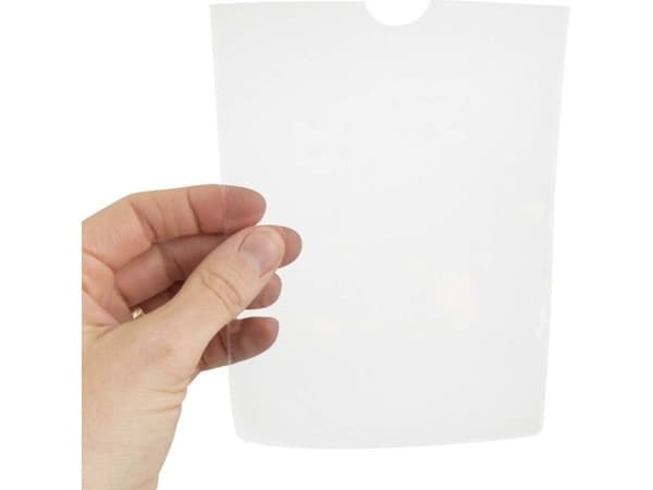 Plastetui Esselte A6 0,105 mm glasklar - (100 stk.)