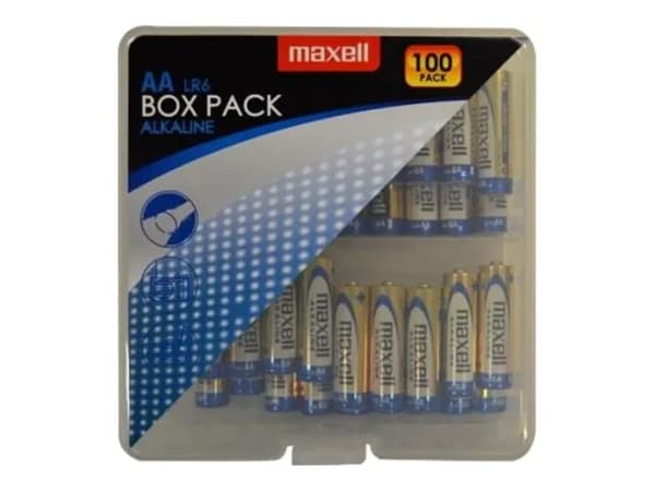 Maxell LR6 - Batteri 100 x AA-typ - alkaliskt