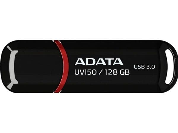ADATA DashDrive UV150 - USB flashdrive - 128 GB - USB 3.0 - sortering