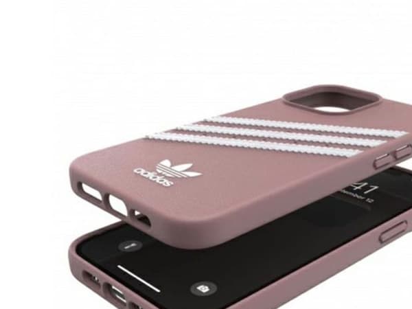 Adidas OR formstøpt PU-etui til iPhone 13 Pro Max - Rosa