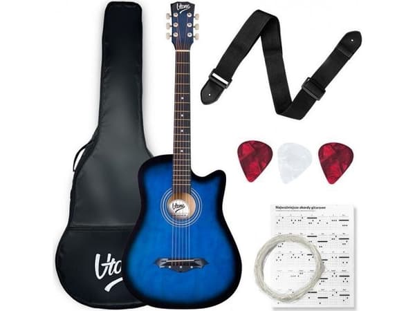 Riverwest akustisk gitarr 4/4 blueburst AG ONE BB
