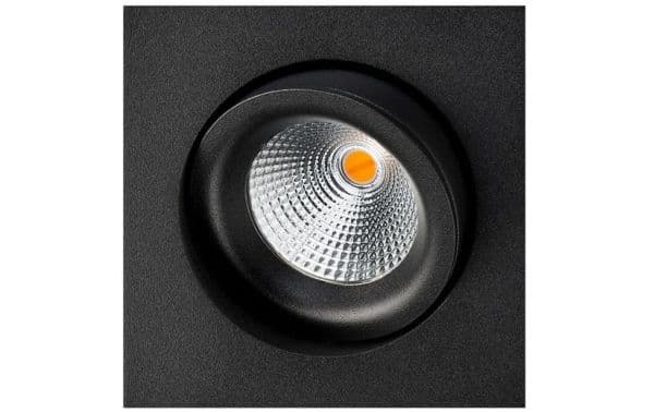 Downlight Junistar Square Isosafe LED 7W DTW sort
