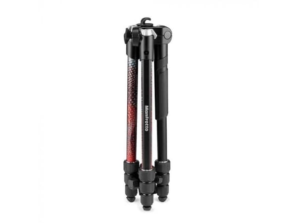 Manfrotto Element MII, 3 ben, Sort, Rød, 160 cm, 1,55 kg
