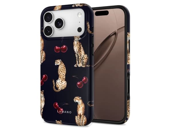 Tech-Protect Lamano MagSafe case for iPhone 18 Pro / 17 Pro - black and brown