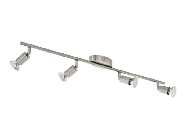 EGLO BUZZ-LED spotlight i borstat stål, 4L