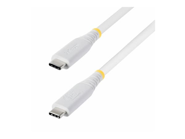 StarTech.com CC50CM40GUSB4TPW, 0,5 m, USB C, USB C, USB4 Gen 3x2, 40 Gbit/s, Valkoinen