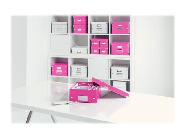 Leitz Click & Store WOW Medium - Lagerboks - rosa