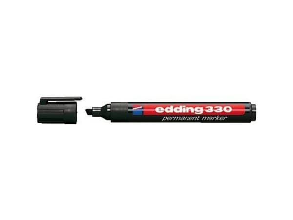 edding 330 - Markør - permanent - svart - 1-5 mm
