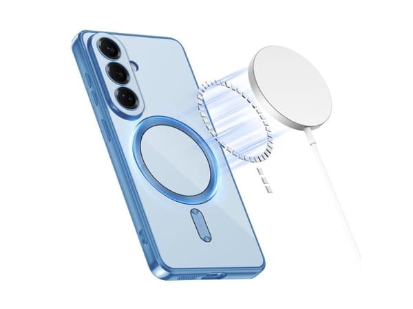 Tech-Protect MagFlex MagSafe-etui til Samsung Galaxy S26 - transparent blå