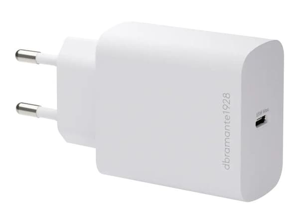 dbramante1928 re-charge - Strømadapter - 65 watt (USB-C) - hvit
