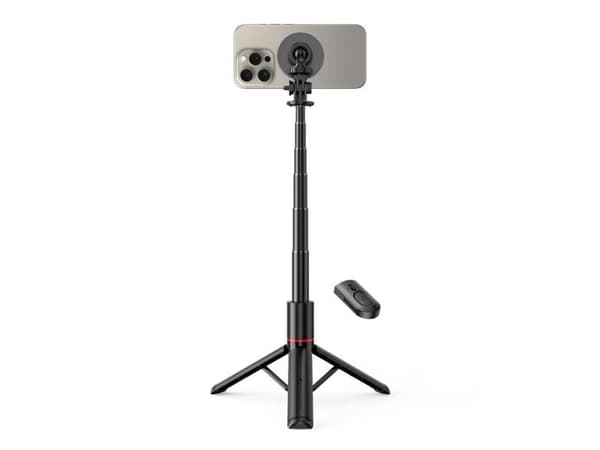 Tech-Protect TECH-PROTECT L06S MagSafe Bluetooth selfie-stick stativ, svart