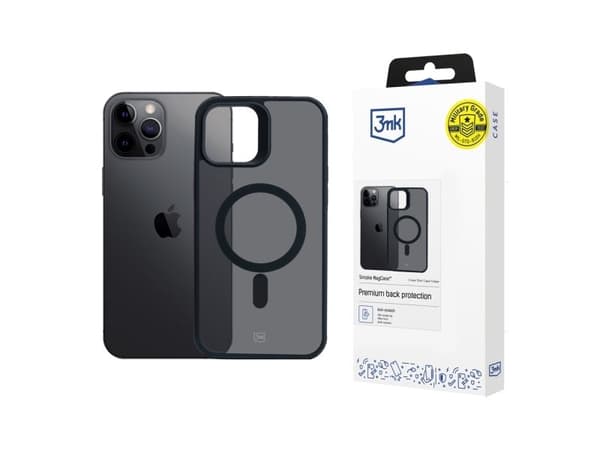 3MK MagCase mobilskydd Smoke för Apple iPhone 12 Pro Max